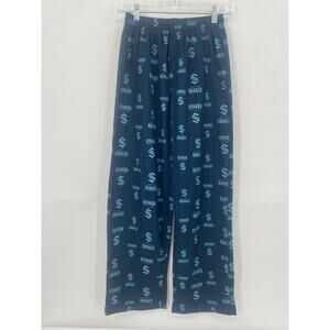 NHL Youth Seattle Kraken Hockey Cozy Lounge Pajama Pants L 14-16
